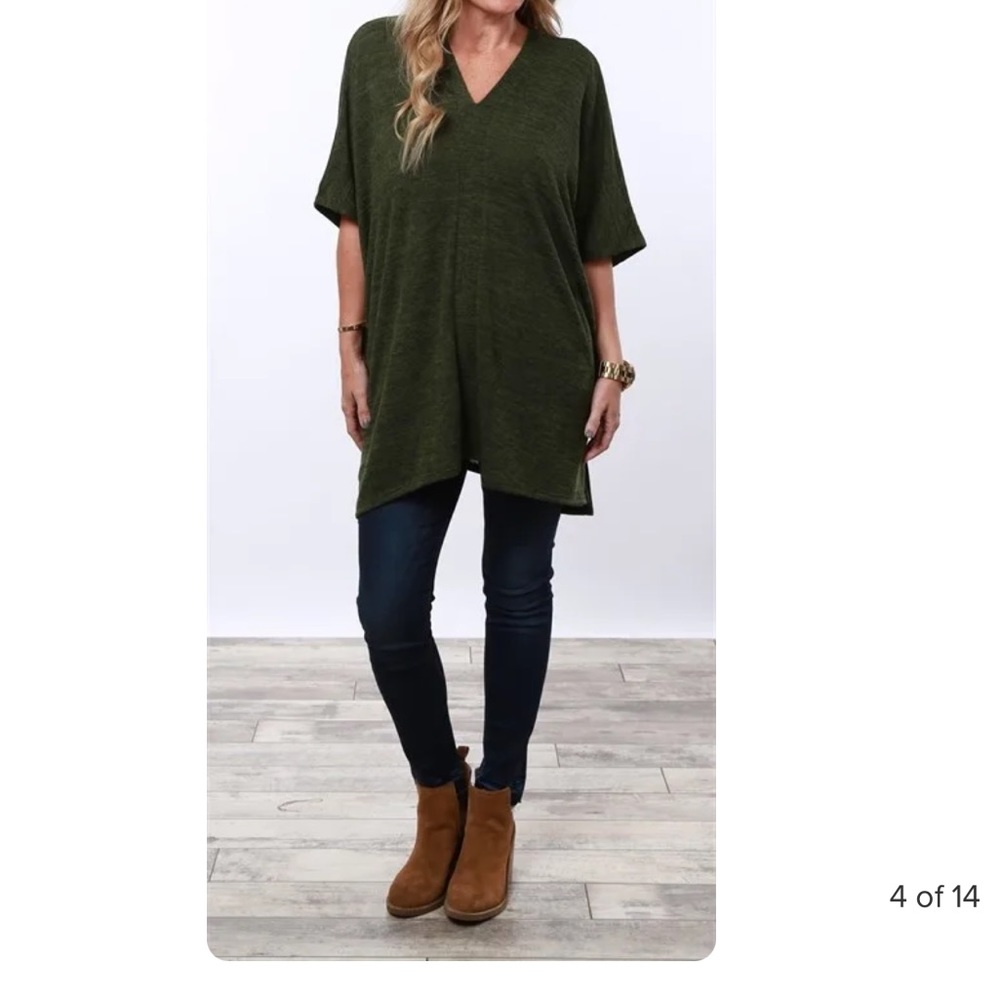Boyfriend knit tunic